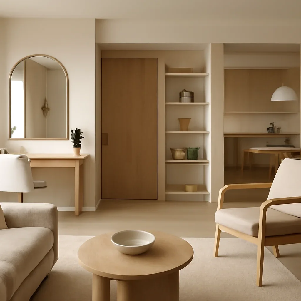 Completed interior showing the value of thoughtful inclusive, adaptable and accessible interior design