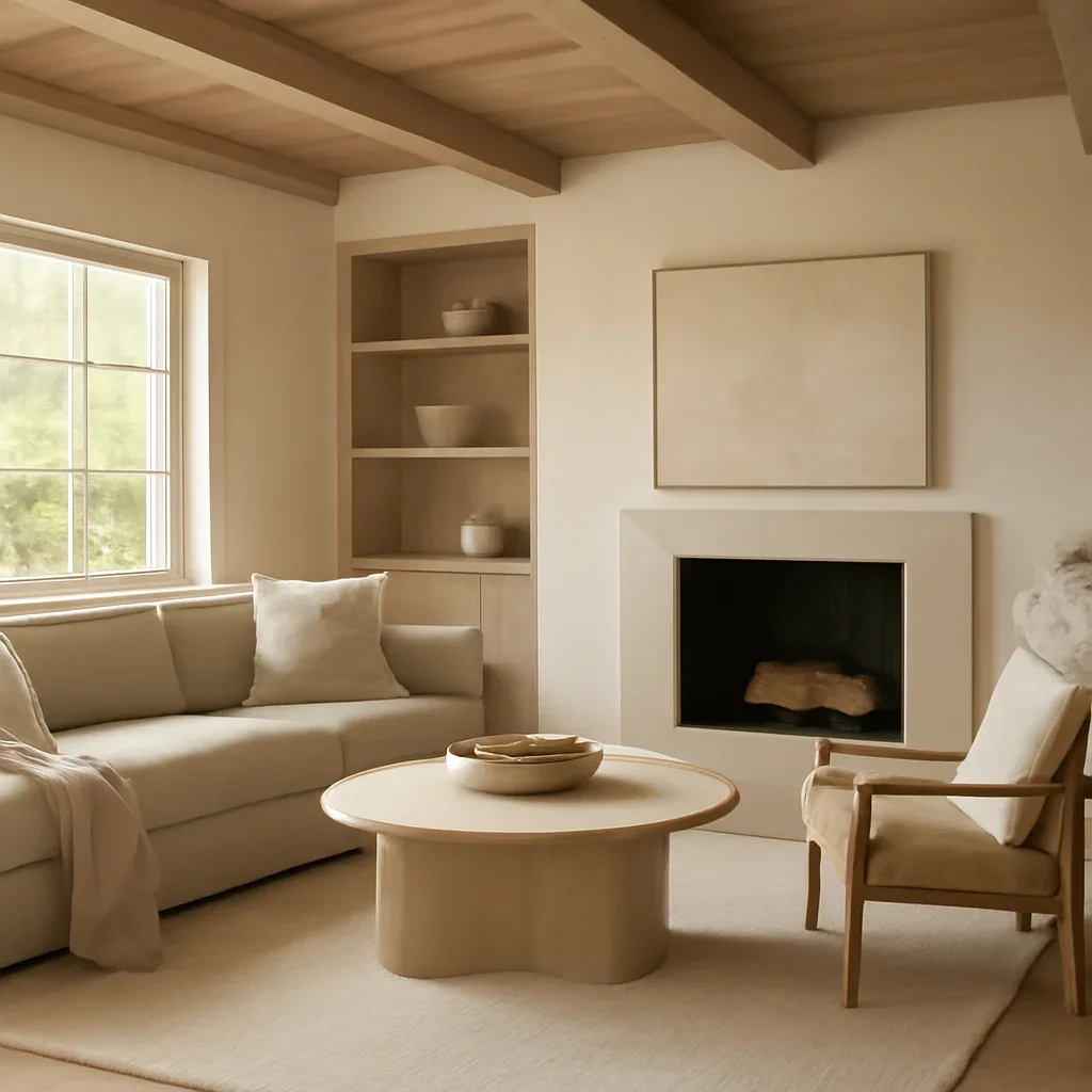Finished interior shaped by coordinated project teamwork