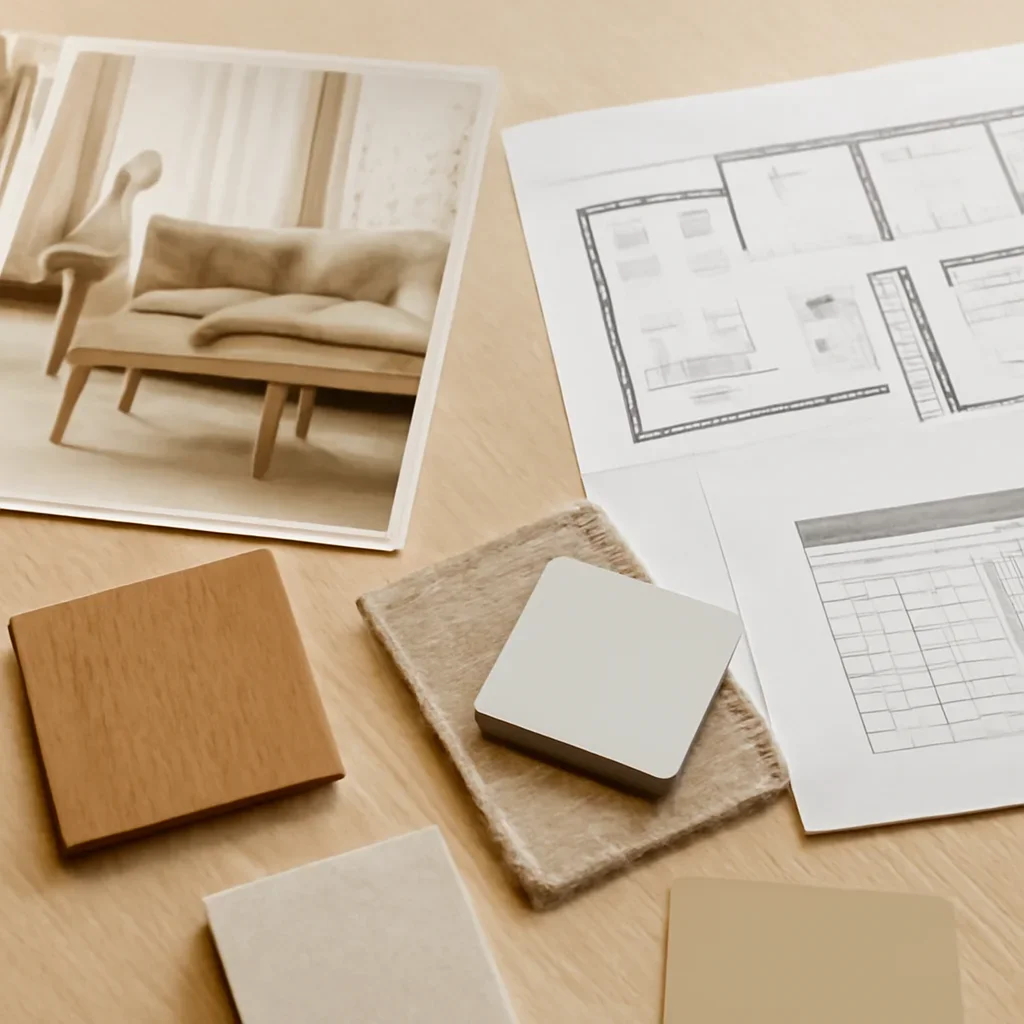 Coordinated drawings and finish information for project partners