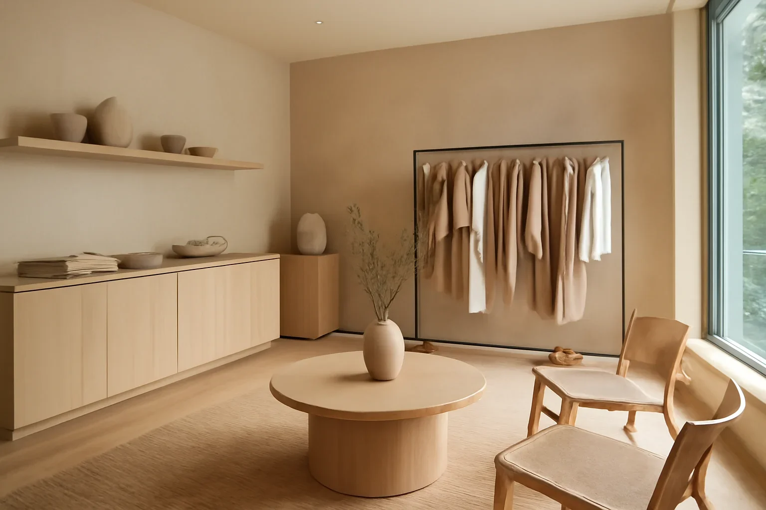 Interior project setting for retail interior design in langley