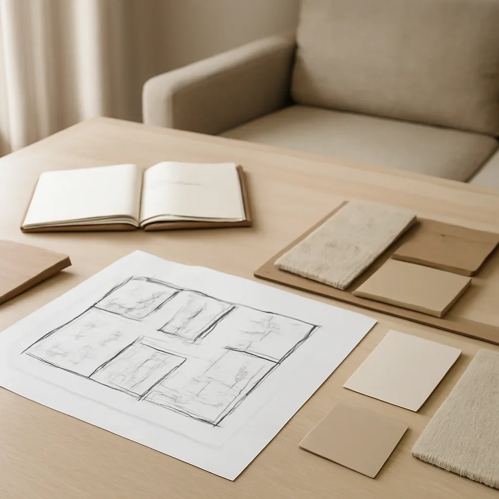 Multifamily interior design drawings, finish schedules and material selections for a Vancouver development