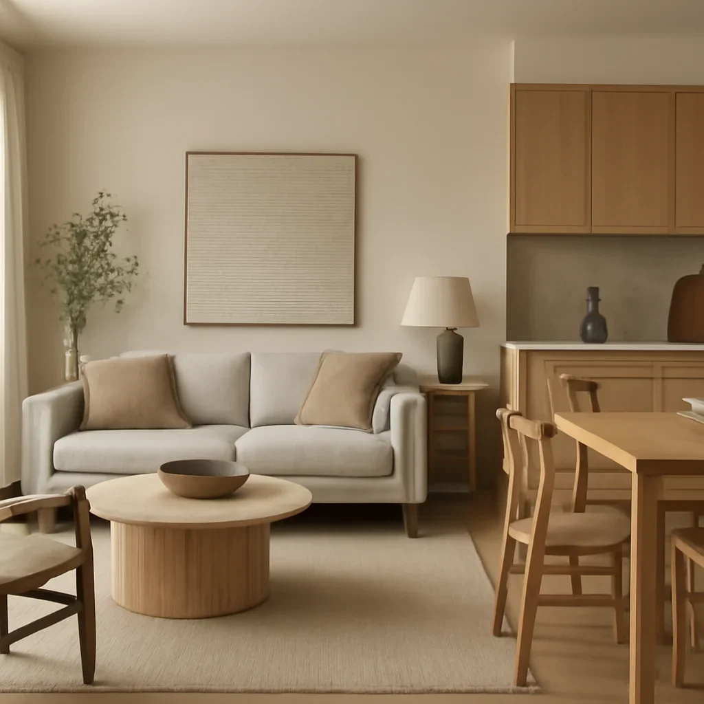 Finished interior shaped by coordinated project teamwork