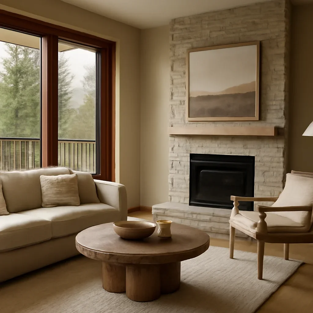 Finished interior mood for a related design consultation